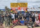 Gapura Persaudaraan di Silatuga: TNI dan Warga Bersatu Bangun Simbol Damai di Tanah Papua